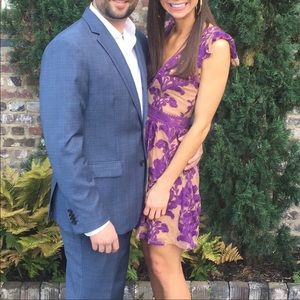 For Love & Lemons fit & flare mini dress featuring a pretty sheer overlay